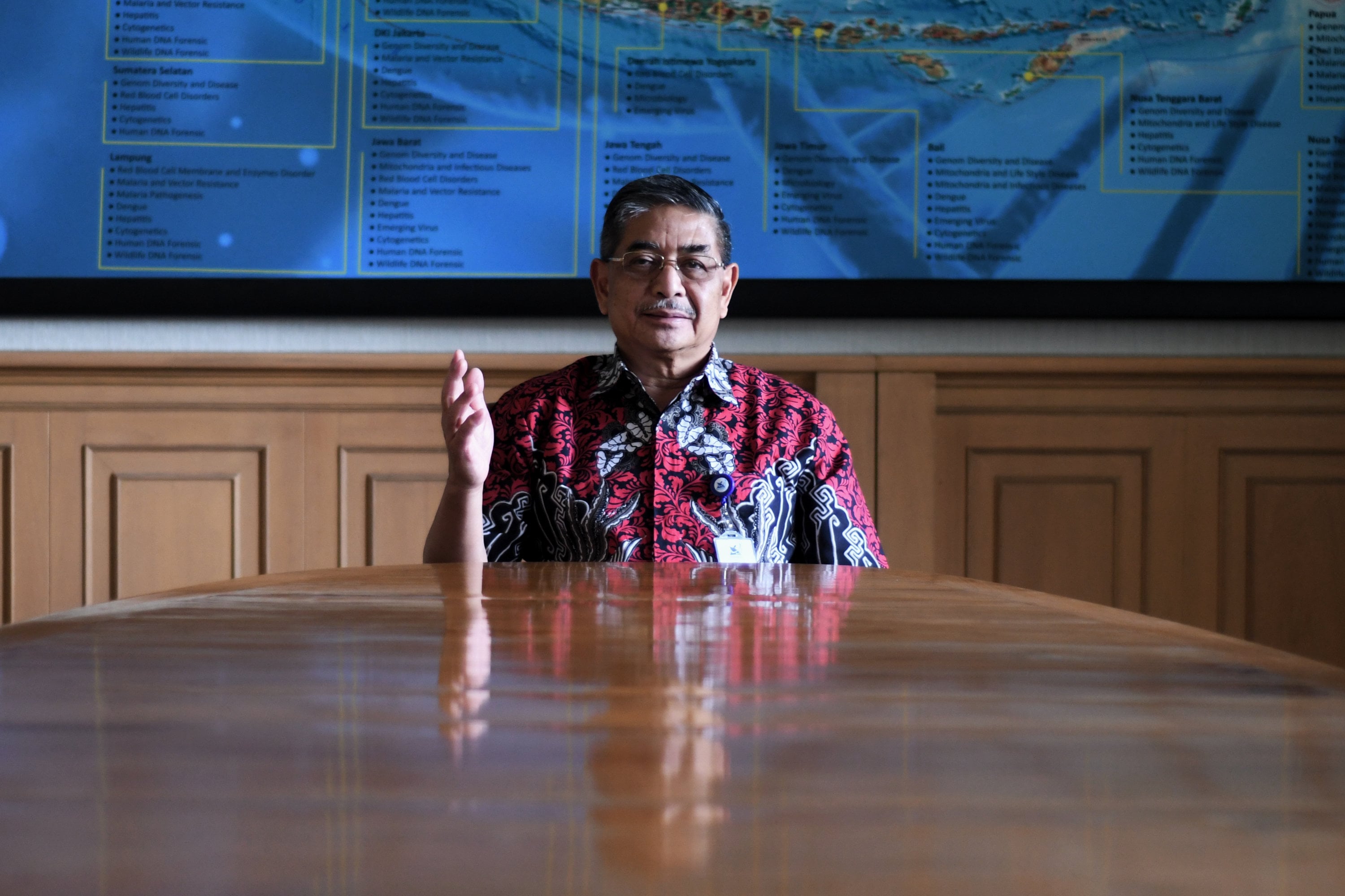 Kepala Lembaga Biologi Molekuler Eijkman, Prof. Amin Subandriyo