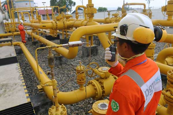 Ilustrasi -- Karyawan PGN