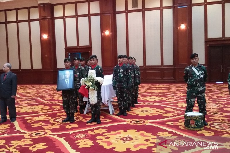 Serah Terima Jenazah JB Sumarlin di Gedung Dhanapala Kemenkeu