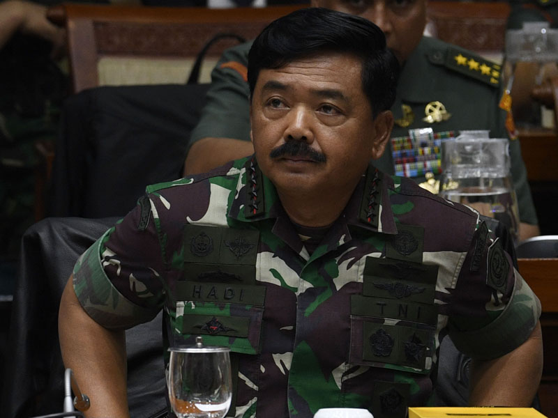 Panglima TNI Marsekal Hadi Tjahjanto