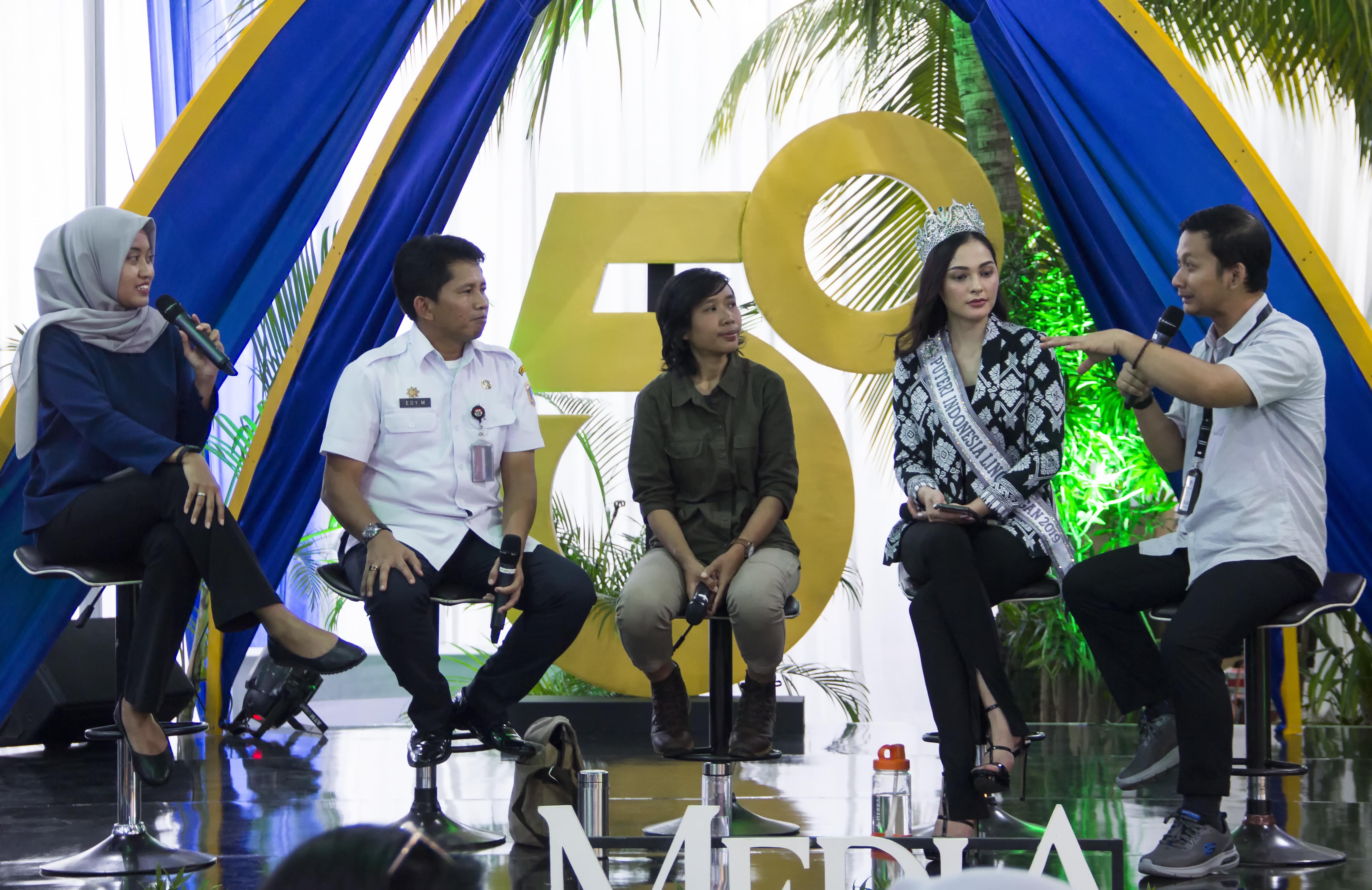 Bincang-bincang Zero Waste Lifestyle di Kantor Media Indonesia, Kedoya, Jakarta, Rabu (29/1)