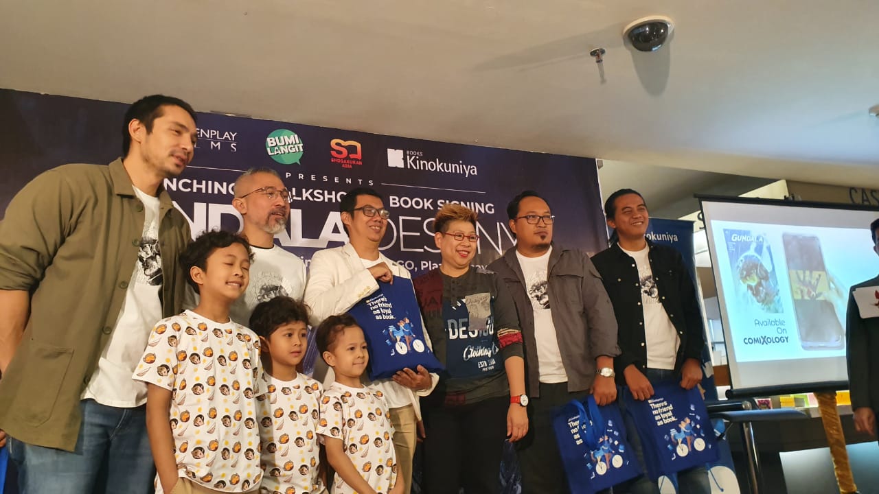 Peluncuran Komik Gundala versi bahasa Inggris di Jakarta, Sabtu (1/2)