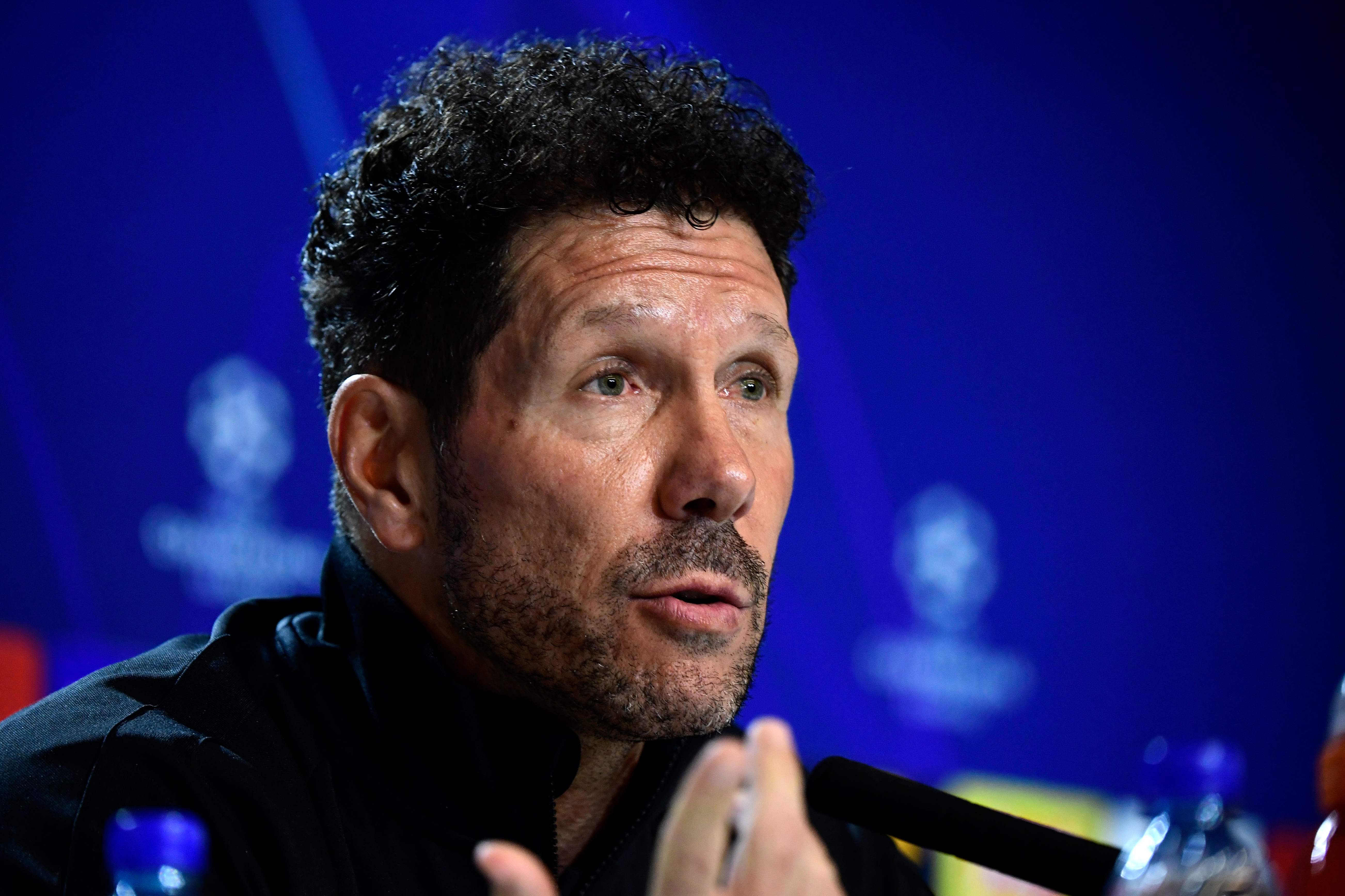 Pelatih Atletico Madrid Diego Simeone