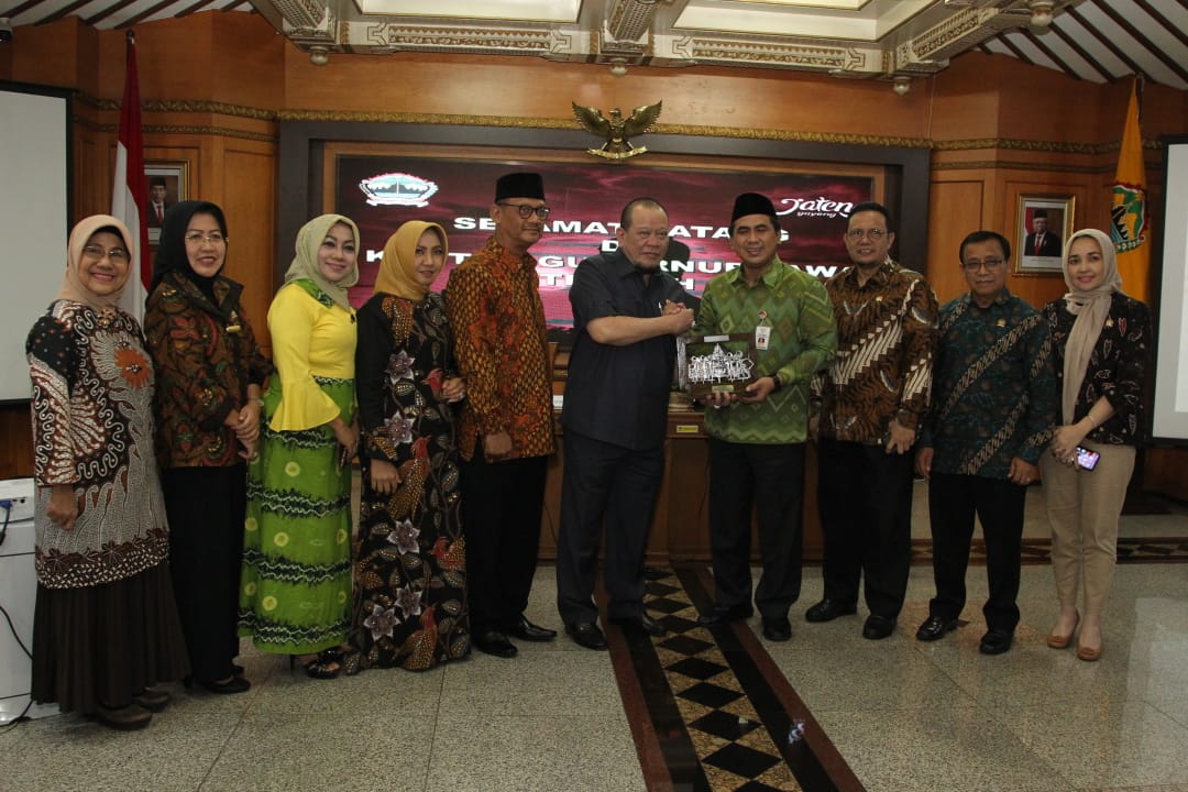 Acara rapat kerja DPD RI bersama Kepala Daerah dan stakeholder olahraga Jawa Tengah, Selasa (18/2).