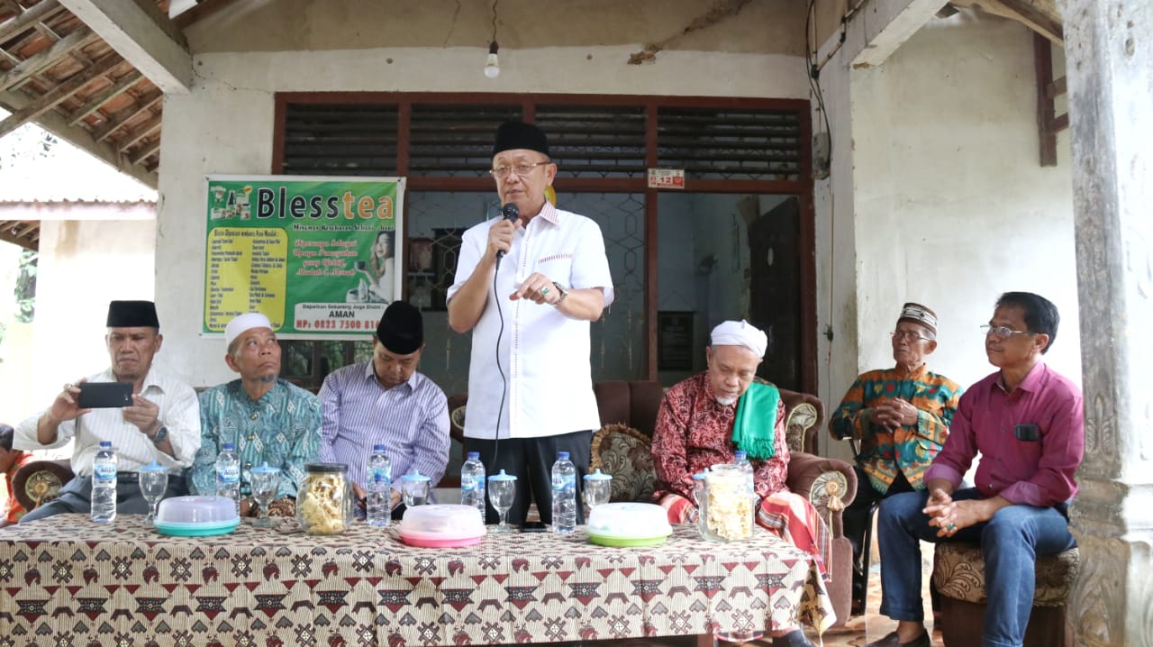 Cek Endra bersilaturahmi di  Desa Bukit Bungkul, Pemenang, Kab. Merangin