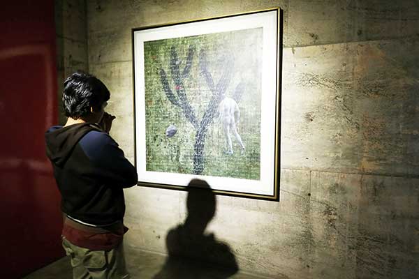 Karya seni lukis milik Jumaldi Alfi (1973).