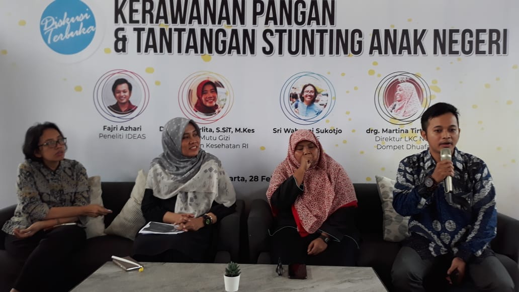 Kerawanan pangan dan stunting musuh bersama.