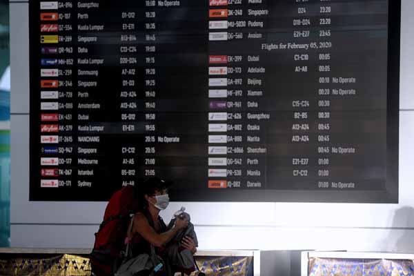 ilustrasi :  Pemerintah melalui Kementerian Perhubungan memutuskan penundaan penerbangan dari dan menuju Tiongkok.