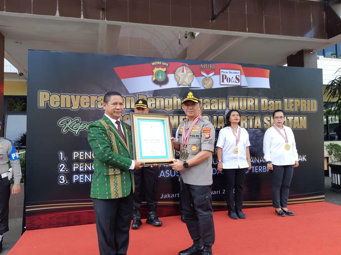 Penghargaan untuk Polres Jaksel