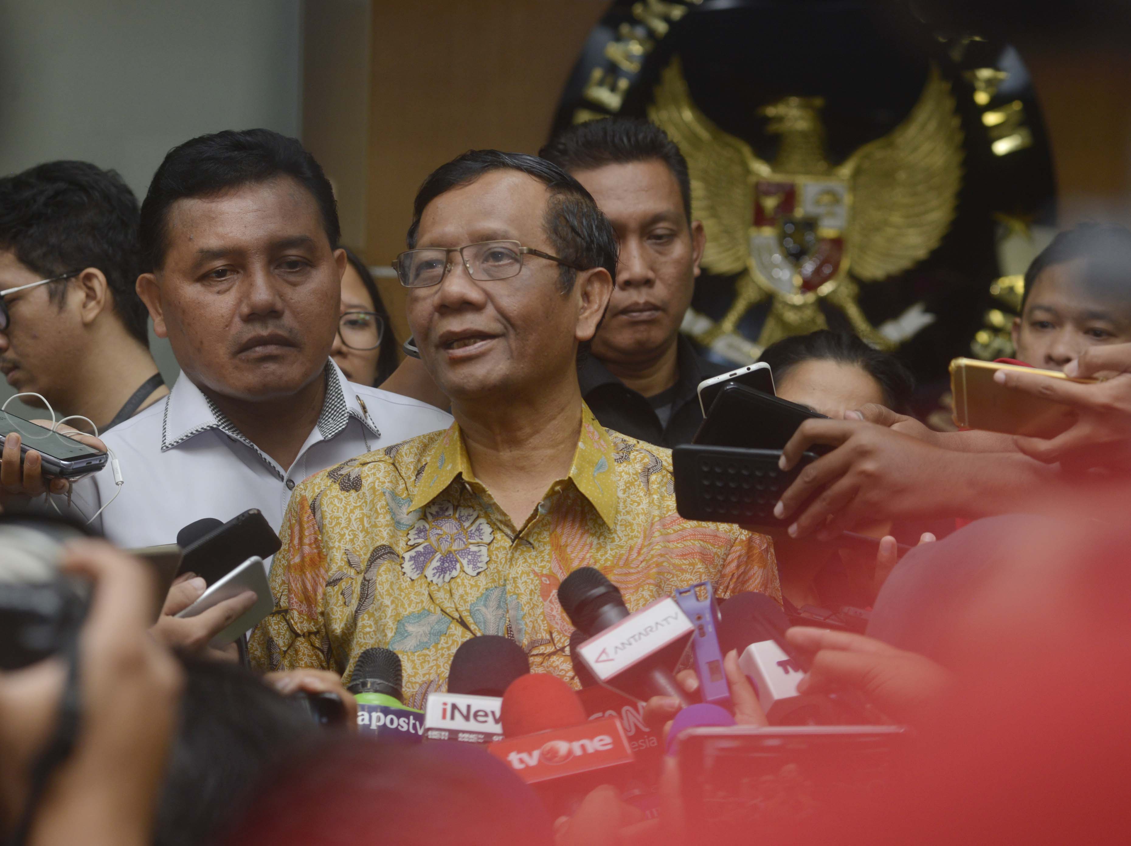 Ketua Komisi Kepolisian Nasional Mahfud Md yang juga menjabat Menteri Koordinator Bidang Politik Hukum dan HAM.