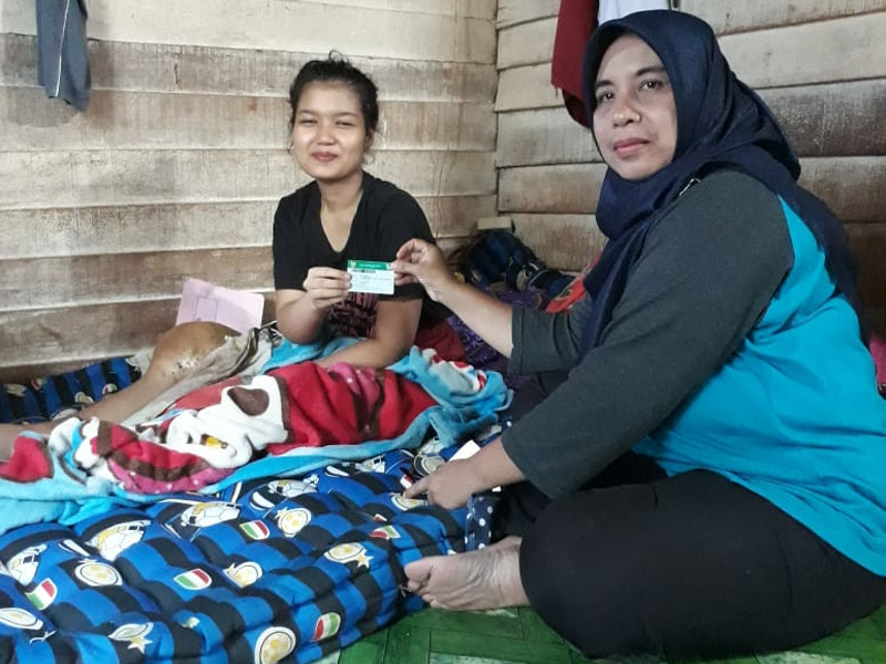 Riska Ramadila, gadis kelahiran Desa Batu Sanggan, Kecamatan Kampar Kiri Hulu, Kabupaten Kampar, Riau.