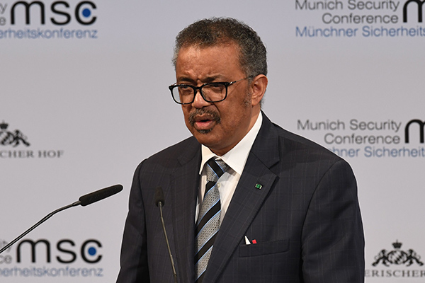 Ketua WHO Tedros Adhanom Ghebreyesus