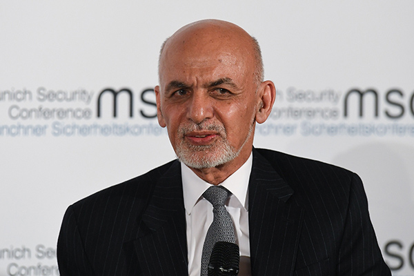 Presiden petahana Ashraf Ghani