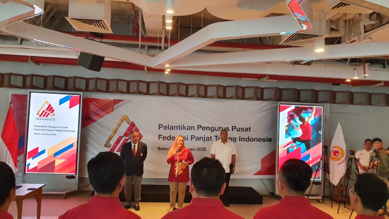 Pelantikan Yenny Wahid jadi ketua Umum Federasi Panjat Tebing Indonesia