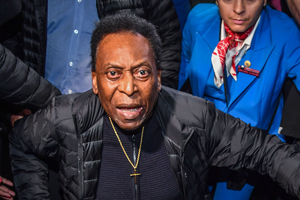 Legenda sepak bola Brasil Pele