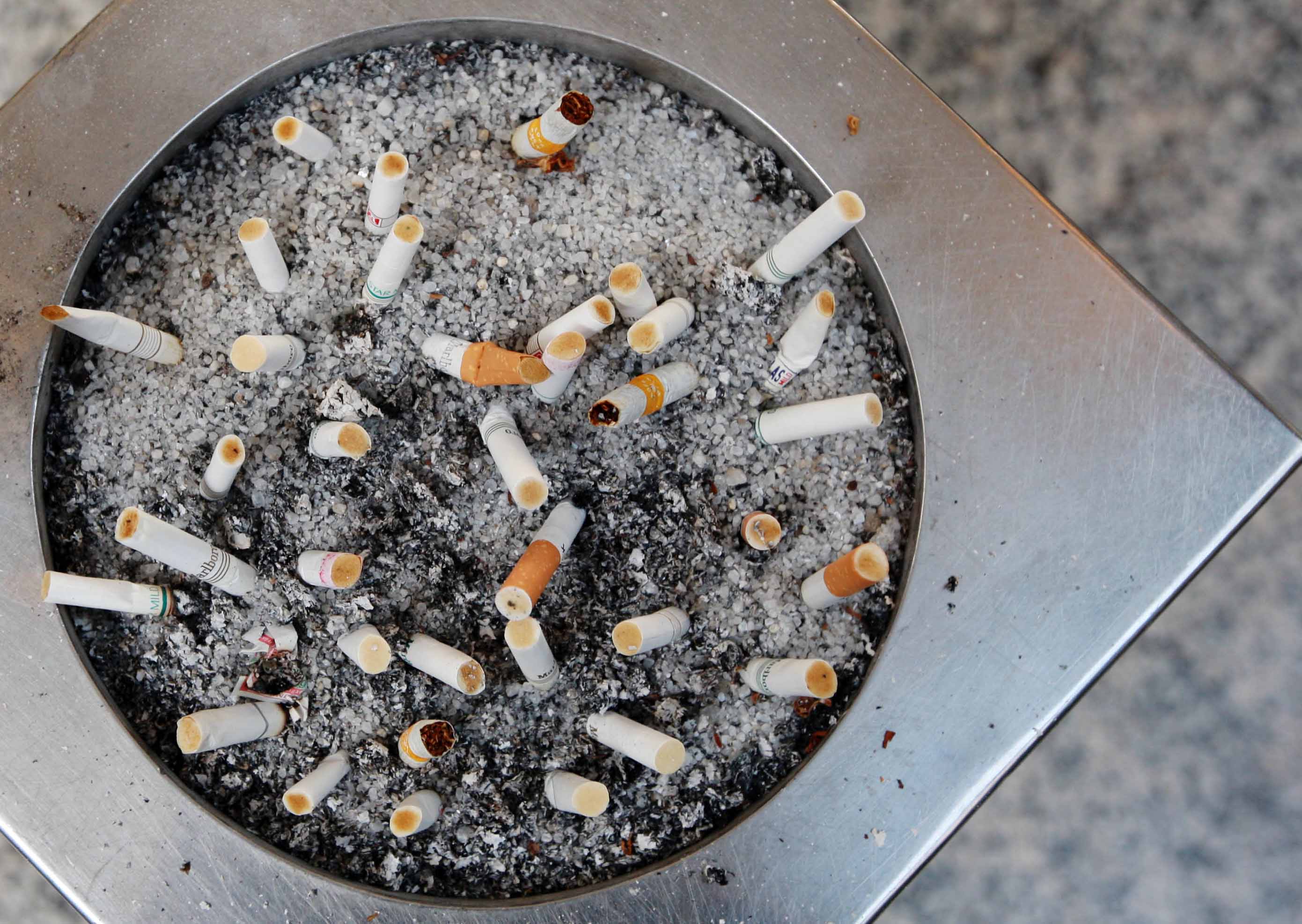 Ilustrasi puntung rokok