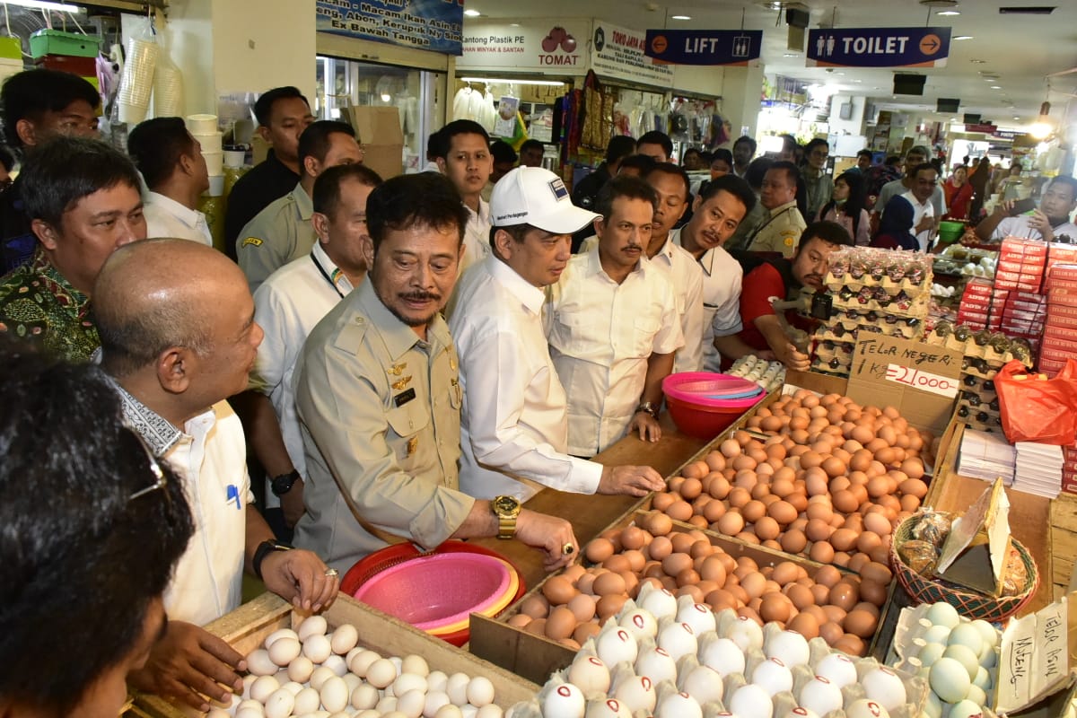 Mentan Syahrul (keempat dari kiri)