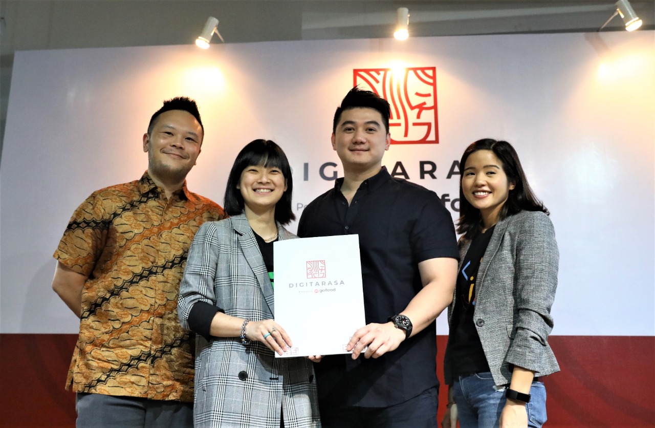 Gojek dan Digitaraya resmi meluncurkan sebuah akselerator bisnis kuliner bernama Digitarasa di Jakarta, Senin (24/02).