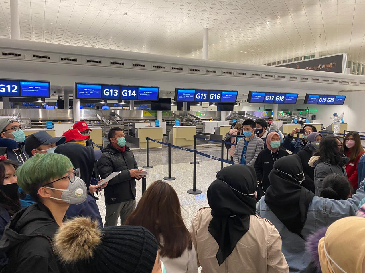 WNI di Bandara Wuhan