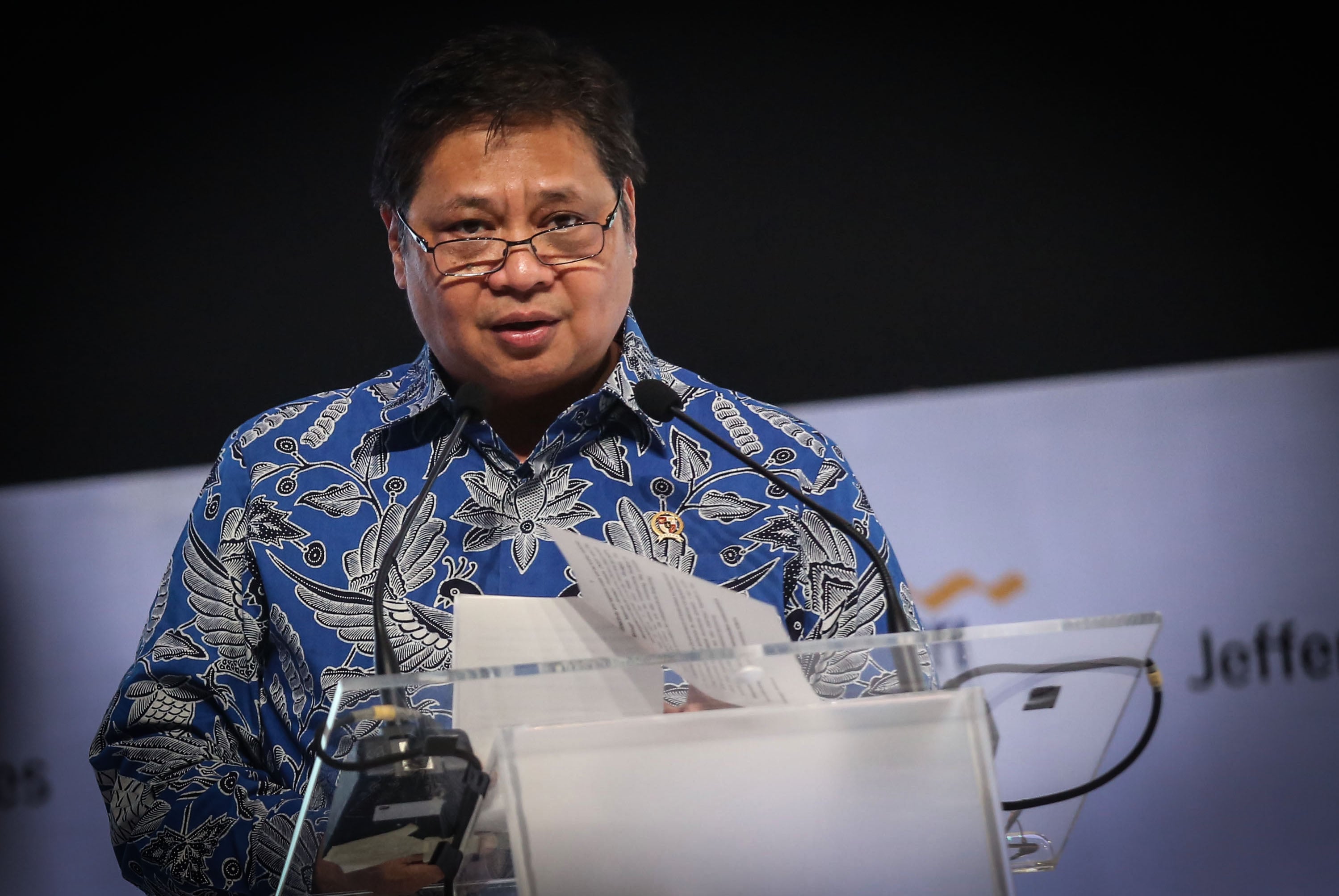 Menko Perekonomian, Airlangga Hartarto.