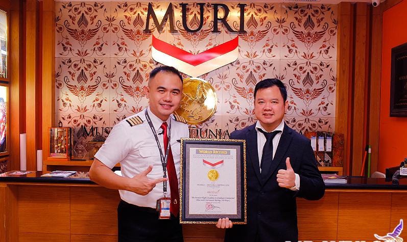 14DAYPILOT Flight Academy mendapatkan rekor Muri Indonesia untuk keempat kalinya.