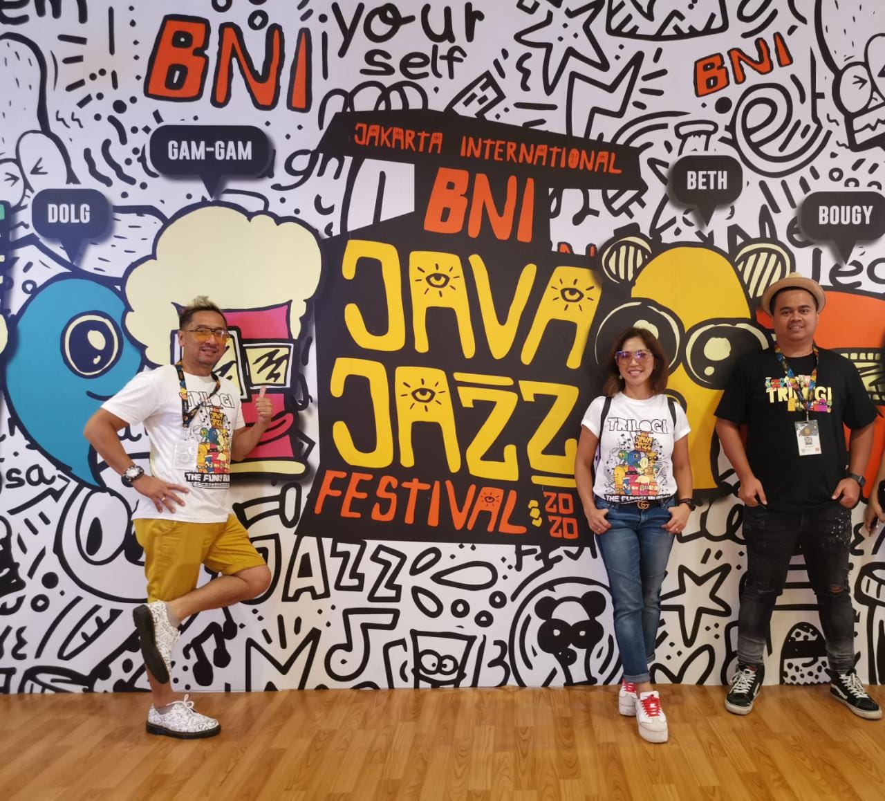 Doodle art di Java Jazz Festival