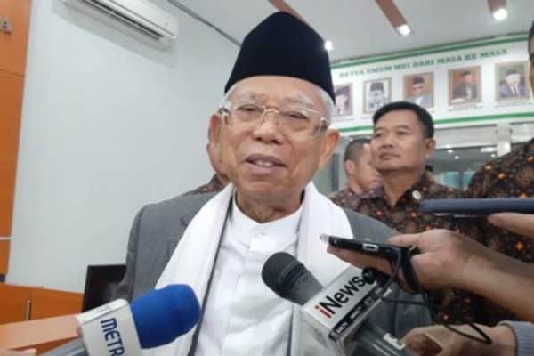 Wakil Pre­­siden Ma’ruf Amin