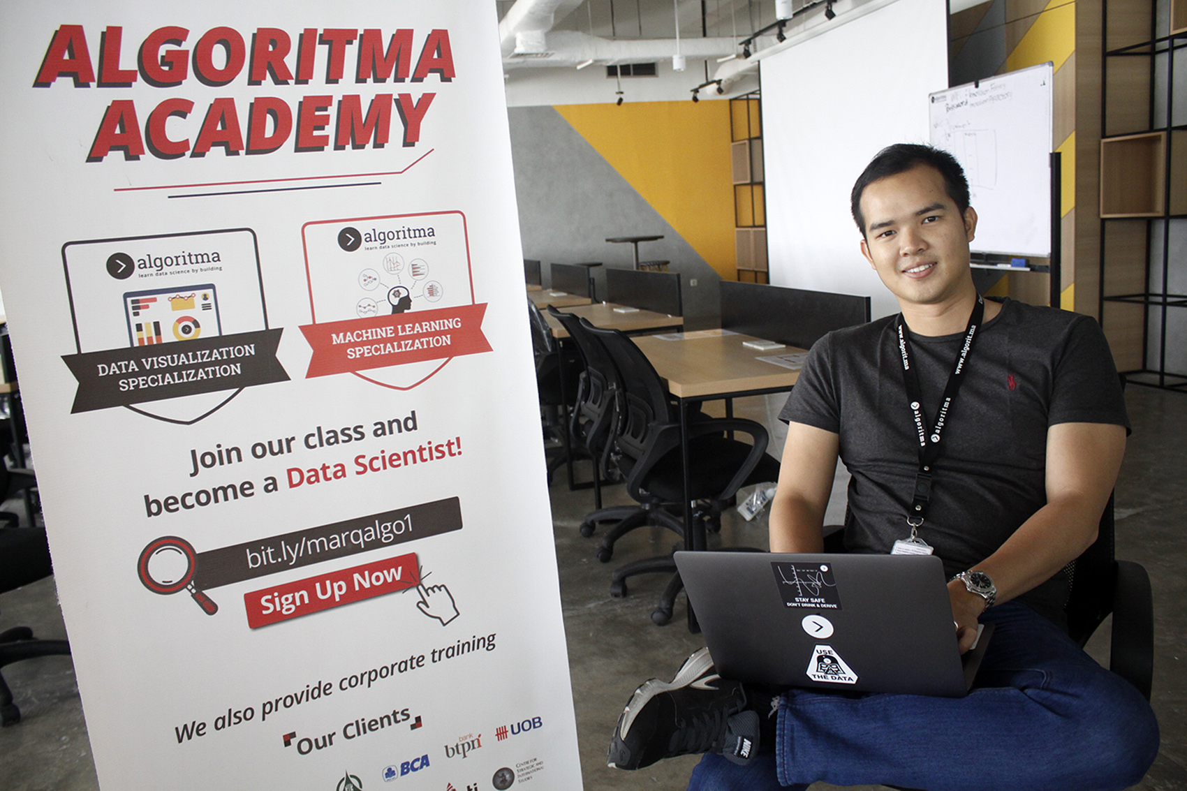 Co-Founder dan CEO Algoritma Nayoko Wicaksono 