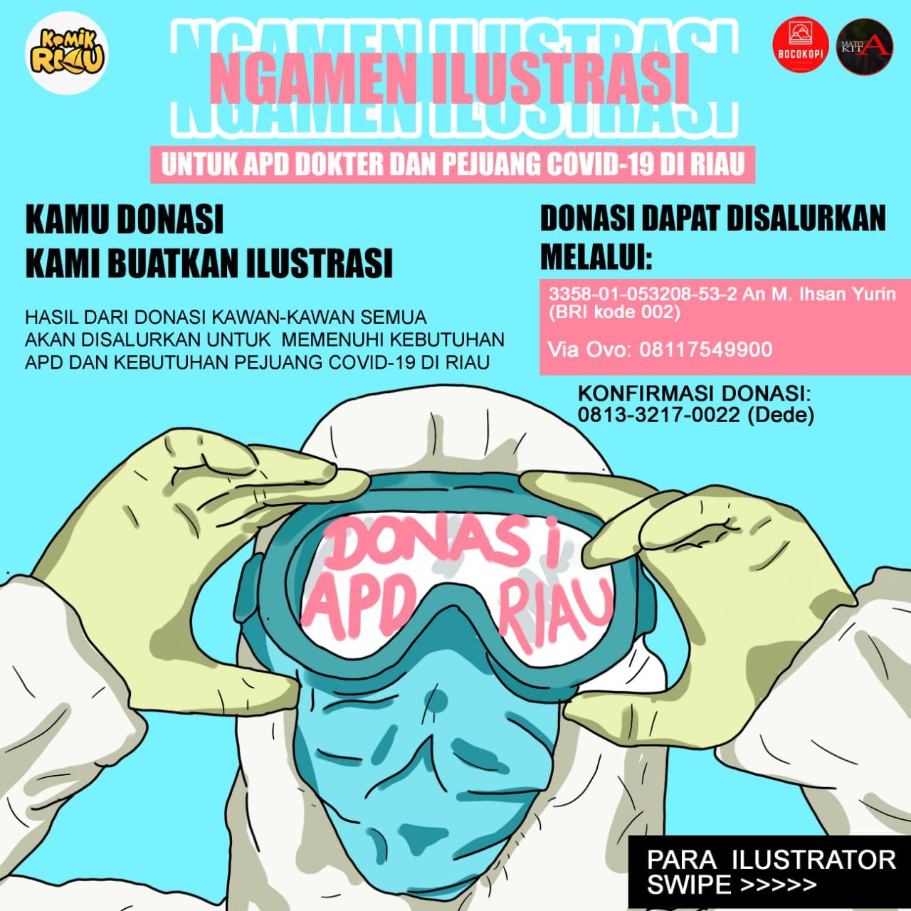Ajakan untuk berdonasi bertajuk NgamenIlustrasi
