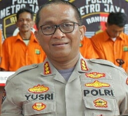 Kabid Humas Polda Metro Jaya Kombes Yusri Yunus.