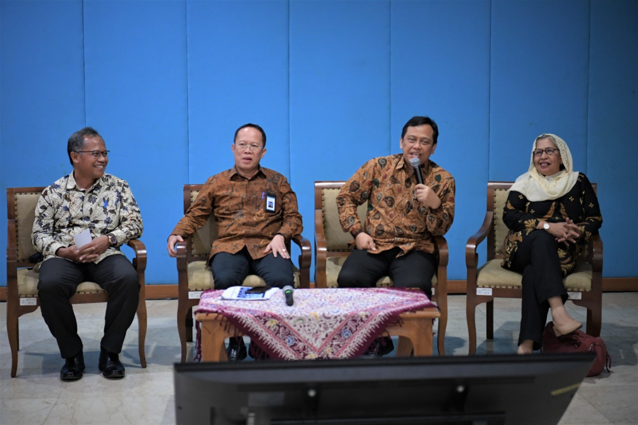 Acara diskusi mengenai Program Merdeka Belajar.