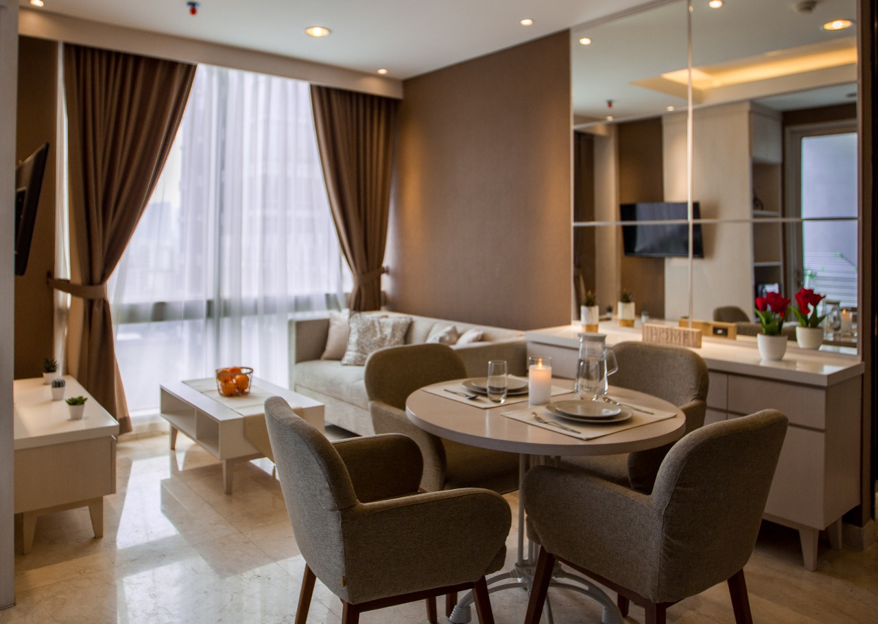 Ilustrasi unit apartemen yang dikelola Flokq