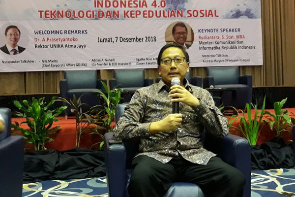 Rektor Universitas Katolik (Unika) Atma Jaya Jakarta, Agustinus Prasetyantoko