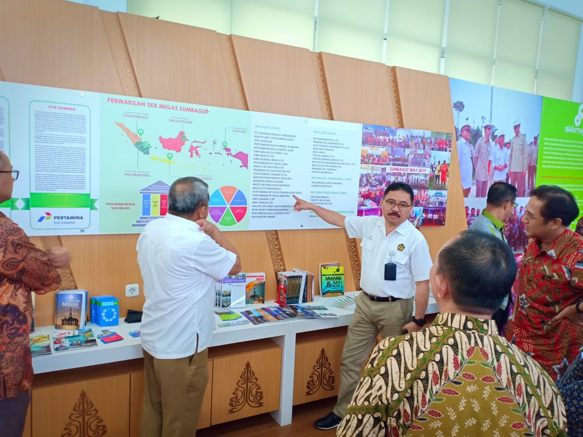 SKK Migas berkunjung ke Migas Centre di Kampus Universitas Islam Riau di Pekanbaru.