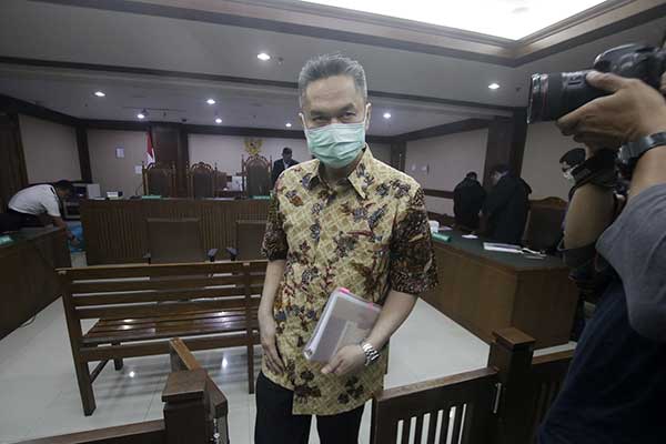 Terdakwa kasus suap proyek Baggage Handling System (BHS) di PT Angkasa Pura Propertindo, Andra Y Agussalam