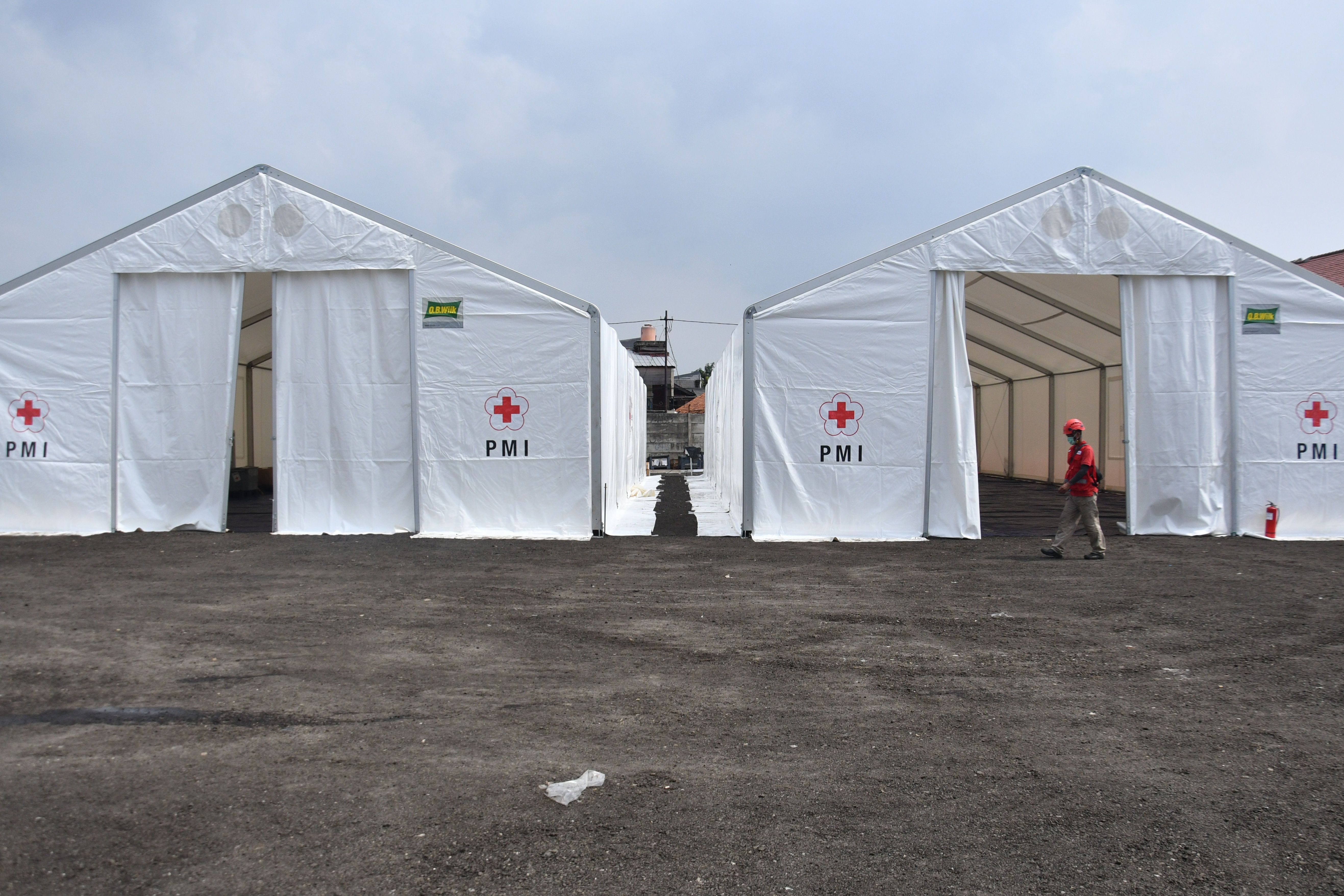 Gudang logistik sementara PMI dibangun di Jakarta antisipasi Covid-19
