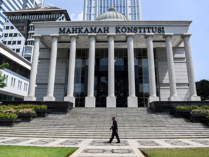 Gedung Mahkamah Konstitusi.