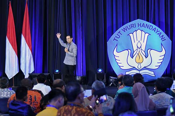 Menteri Pendidikan dan Kebudayaan (Mendikbud) Nadiem Anwar Makarim