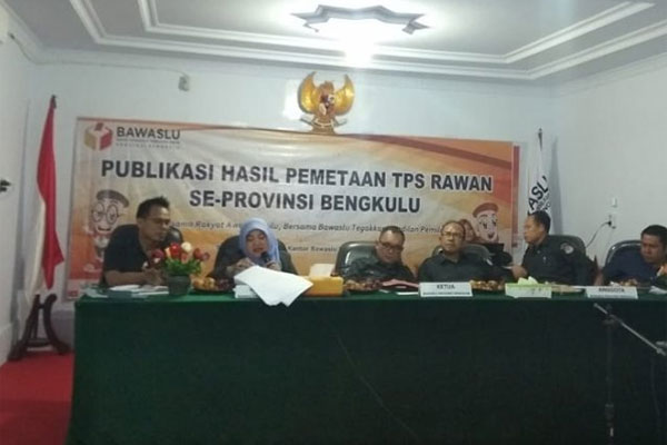Badan Pengawas Pemilu (Bawaslu) Bengkulu.
