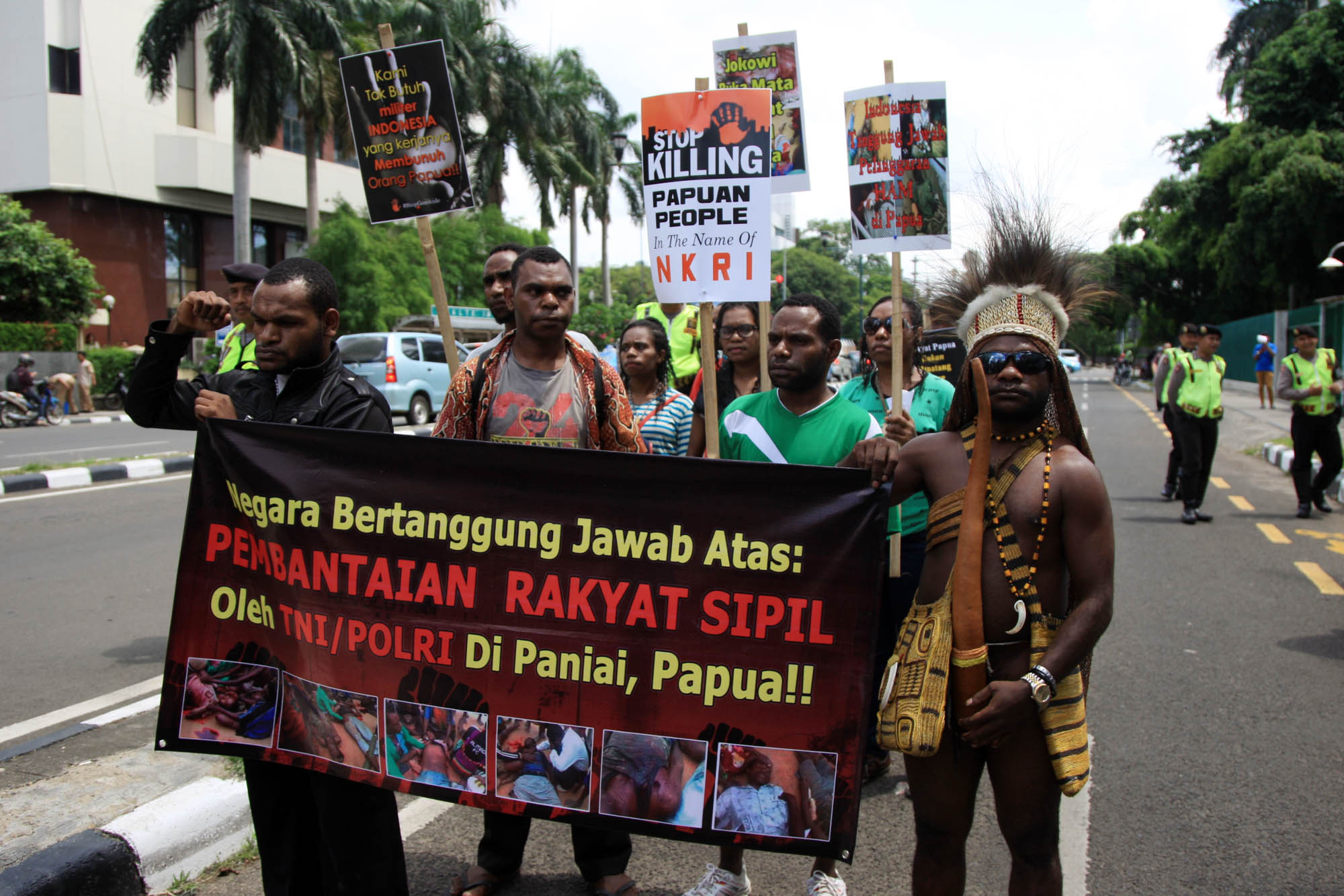 Unjuk rasa oleh rakyat Papua