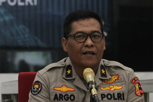  Kepala Biro Penerangan Masyarakat Mabes Polri, Brigadir Jenderal Argo Yuwono.