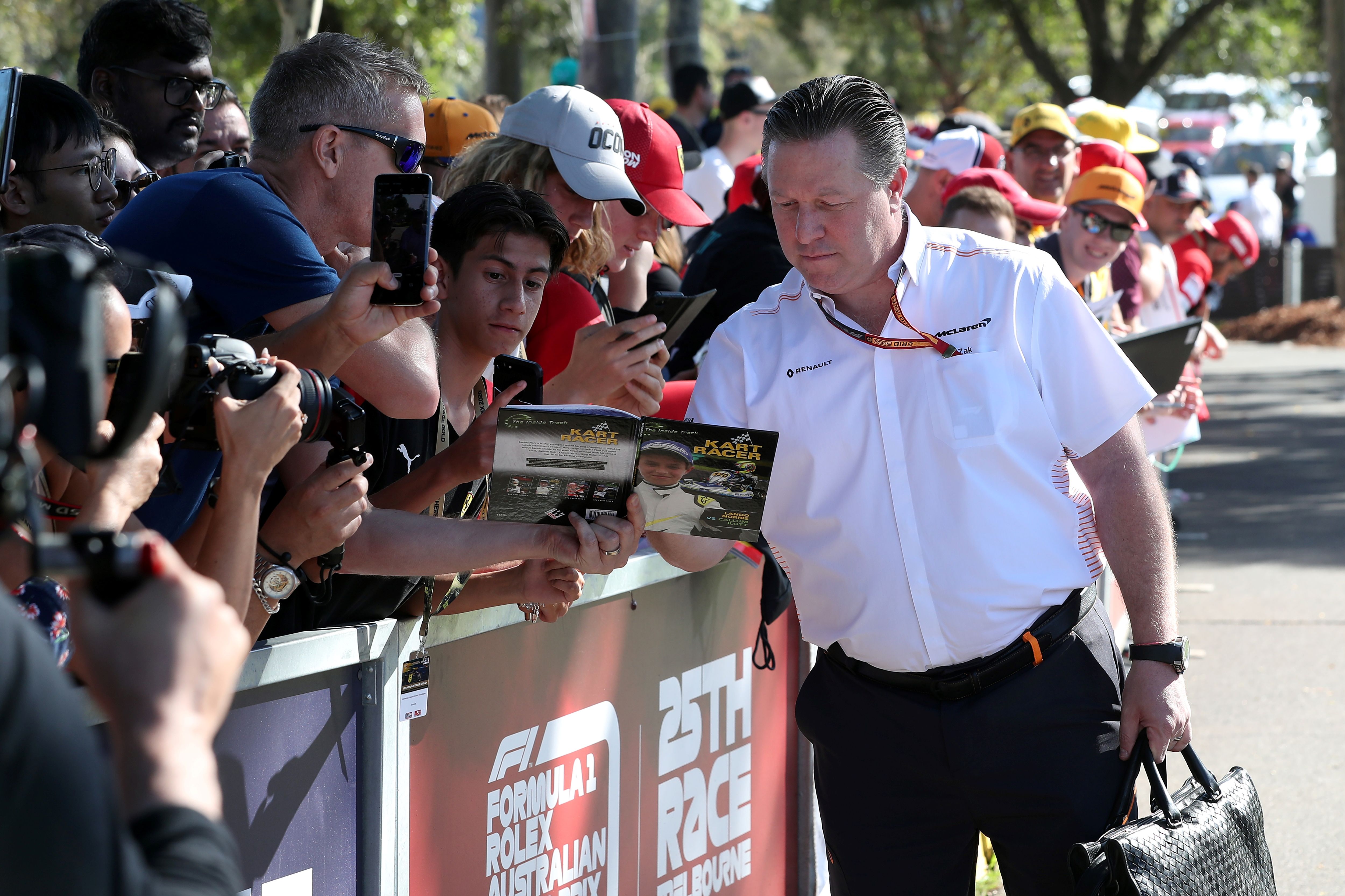CEO Mclaren Zak Brown