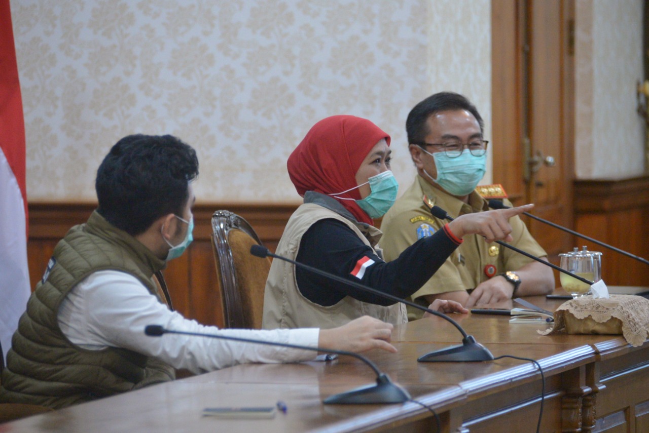 Gubernur Jatim Khofifah Indar Parawansa. 