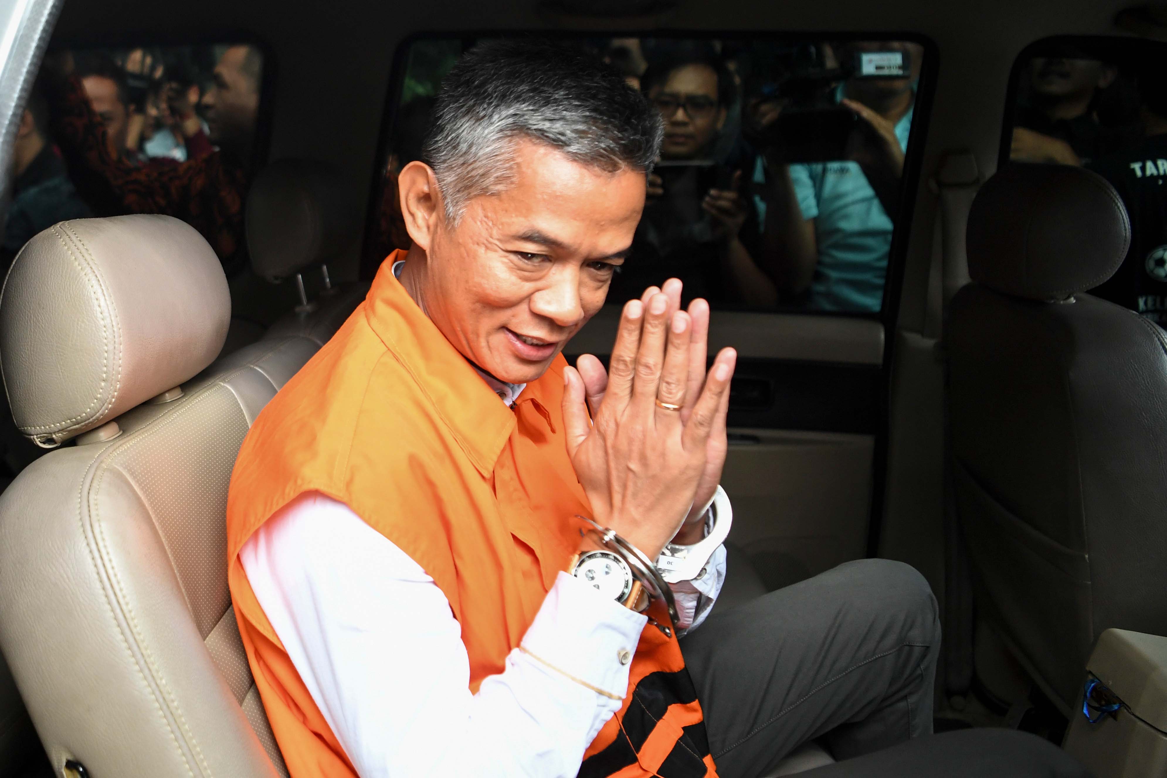 Tersangka mantan Komisioner KPU Wahyu Setiawan