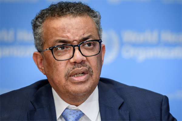 Direktur Jenderal WHO, Tedros Adhanom Ghebreyesus.