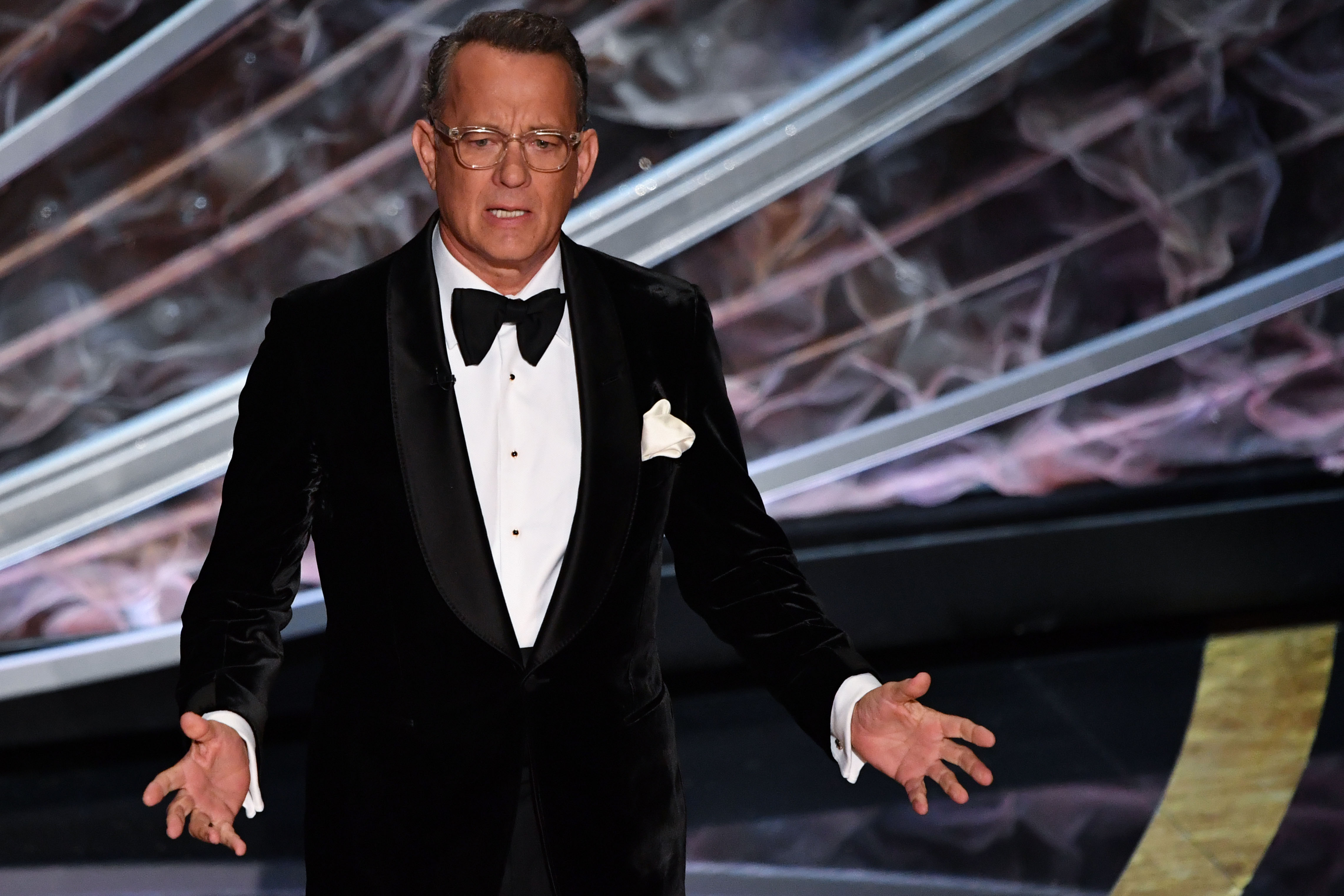 Aktor Hollywood Tom Hanks bersama istrinya Rita Wilson positif terjangkit Covid-19. 