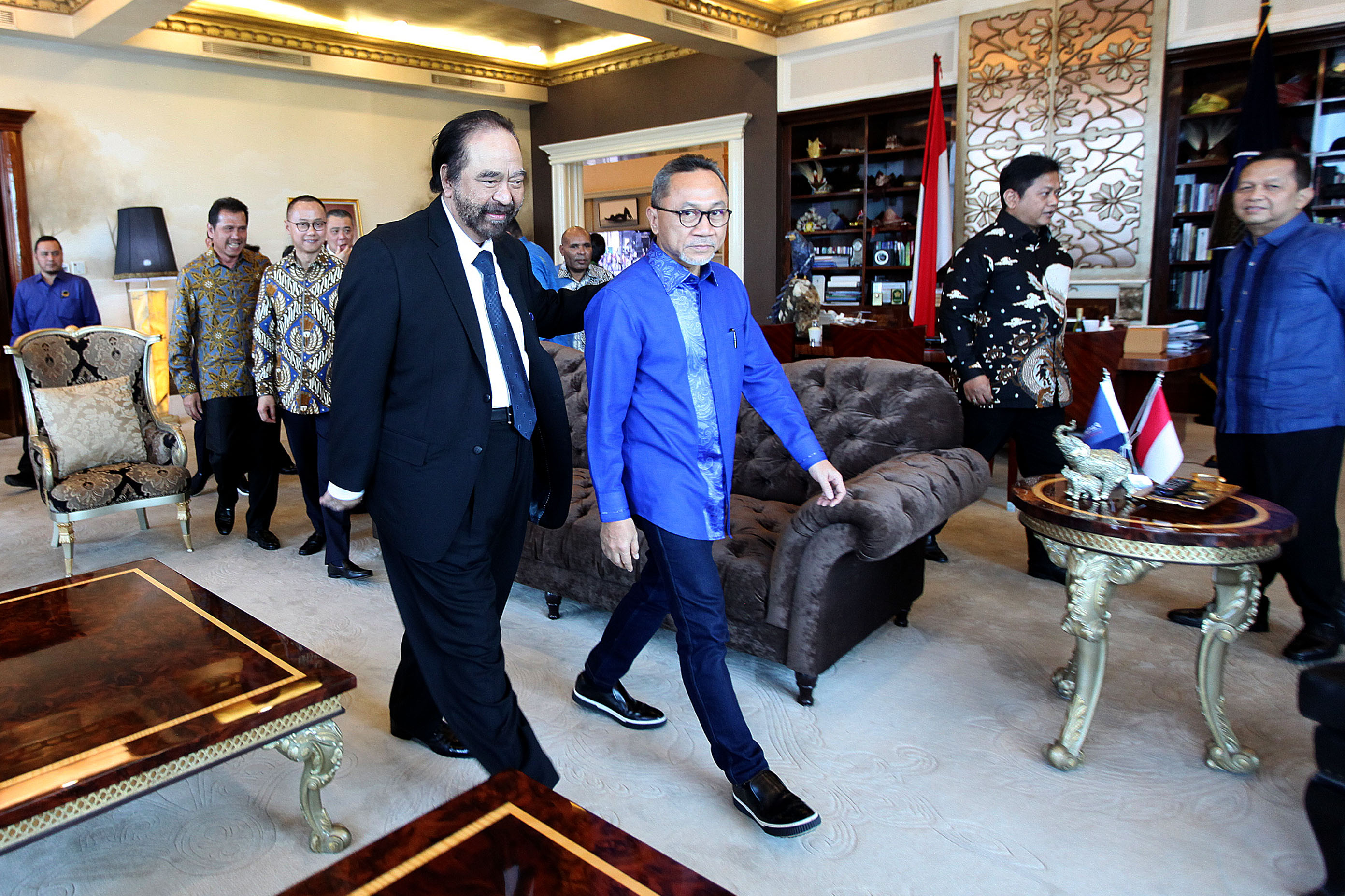 Surya Paloh Terima Undangan Pelantikan Zulkifli Hasan 