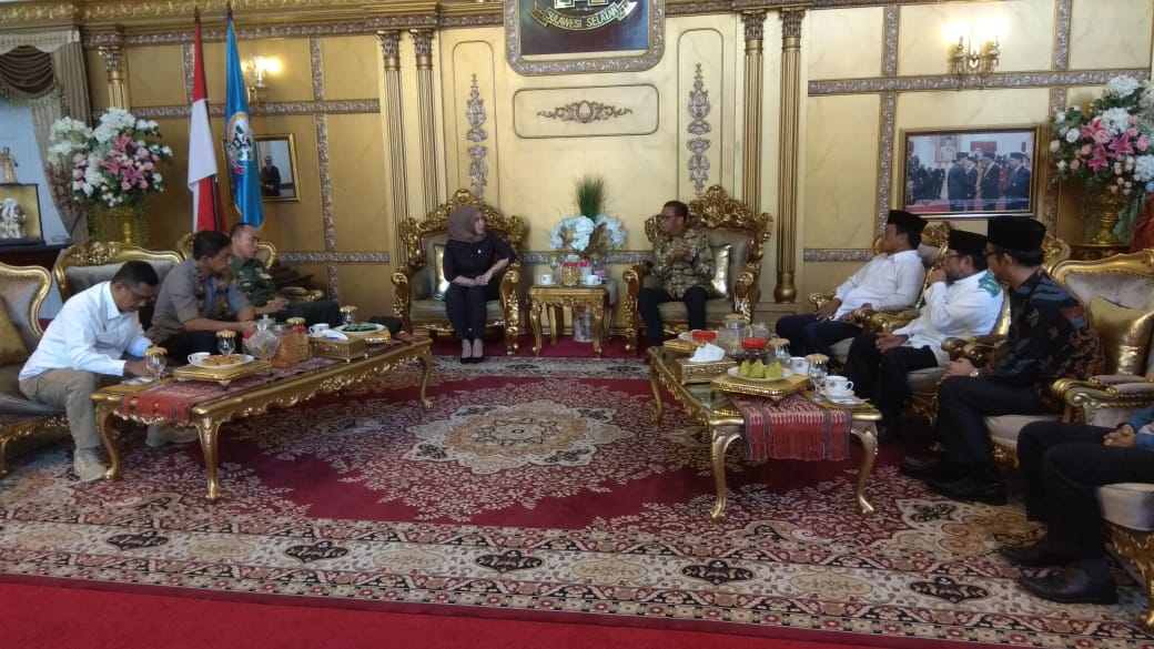 Rapat Koordinasi yang membahas Ijtima di Gowa bersama Forkompinda dan MUI, Rabu (18/3/2020).