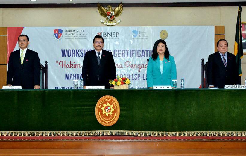 Workshop dan sertifikasi  humas pengadilan