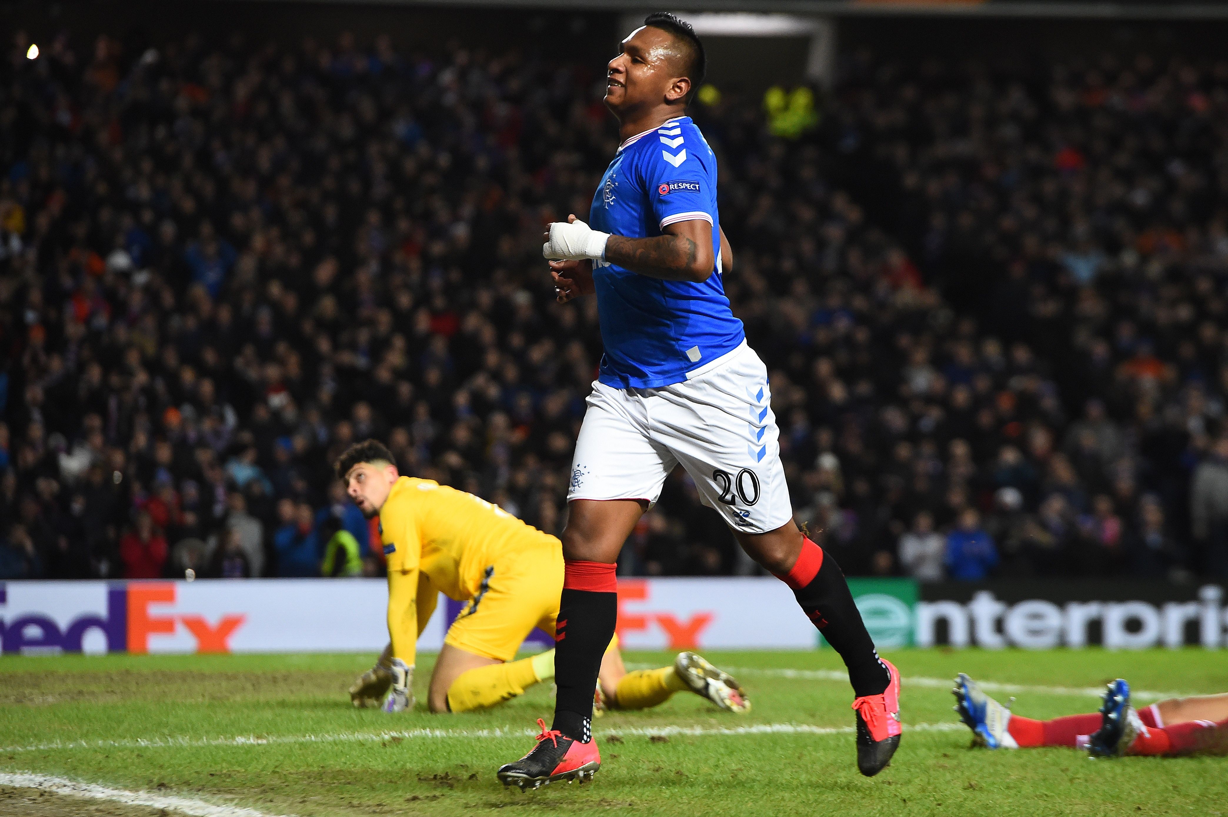 Penyerang Rangers Alfredo Morelos